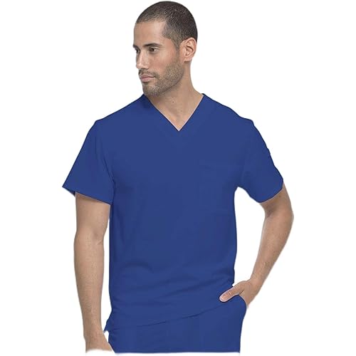 Dickies EDS Essentials Men Scrubs Top Tuckable V-Neck DK635