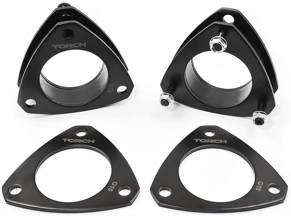 TORCH 3" Front Leveling Lift Kit for 2007-2022 Chevy Silverado GMC Sierra 1500 2WD 4X4 with 2pc Lean Spacers