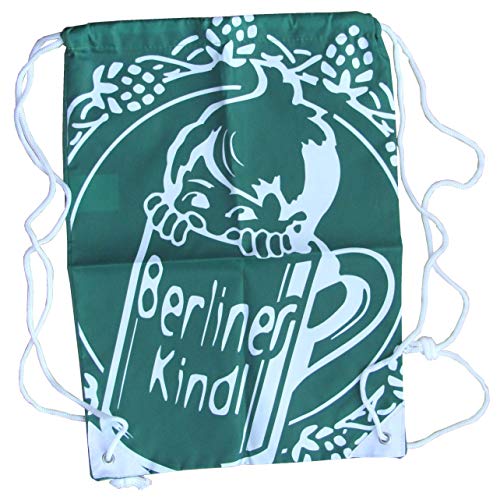 Berliner Kindl Brauerei - Turnbeutel - Rucksack ( Grün ) - 44 x 31,5 cm Cover