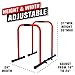 GoBeast Dip Stand with Stability Bar, Adjustable Height and Width, Easy Release Locking Pin, Max User Weight 330lbs / 150 kilograms
