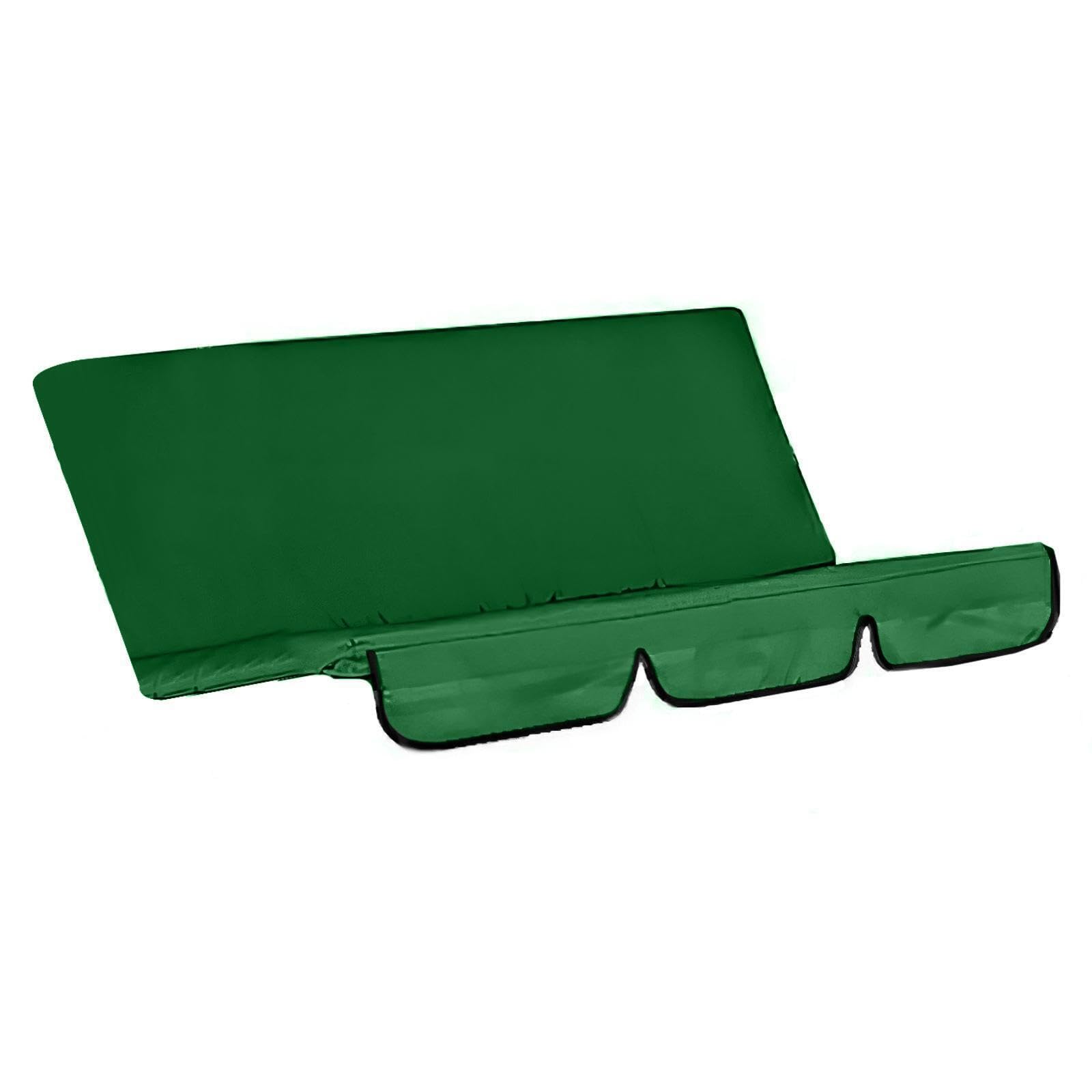 Mophrati Dark Green Stylish Garden Swing Seat Cover Patio Cushion Bench Covers,
