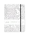 ColorIt Circle Notebook Journal 5.8” x 8.2”, A5, 160 Dot Grid Pages, Hardcover, Matte Cover Finish, Elastic Band, Inner Pocket, Bookmark, Perforated Pages, Perfect for Bullet Journaling