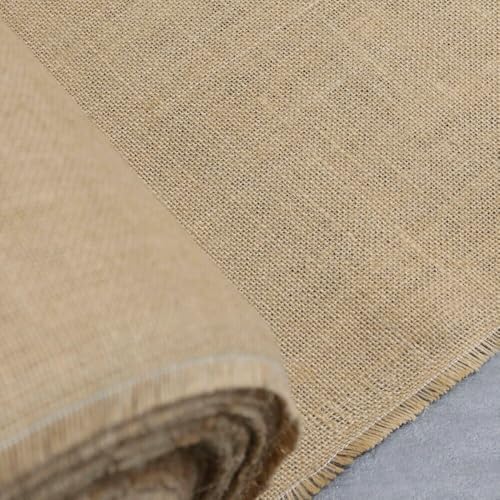 Toile de jute Yuta robuste de 150 cm de large pour masquer et protéger vos surfaces