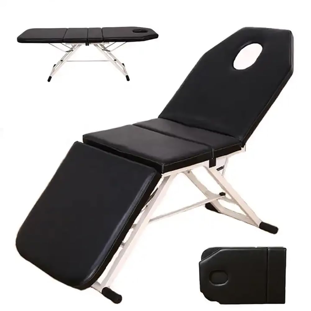 TsoLay Tables de Massage, lit de Massage Pliant, Table de Massage en Mousse à mémoire de Forme de qualité supérieure 3 Pliantes, 23,6 Pouces de Large, Facile à Installer et légère, pour Spa