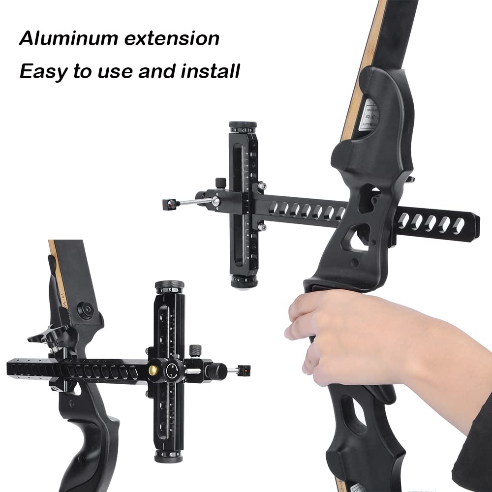 Viseur d'arc classique réglable en alliage d'aluminium pour arc recourbé chasse