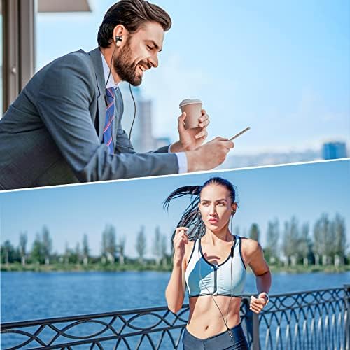 Blukar Earphones, In-Ear Headphones Earphones Wired with High Sensitivity Microphone - Noise Isolating, High Definition, Stereo Pure Sound for iPhone, iPad, Galaxy, Smartphone, MP3 Players etc.