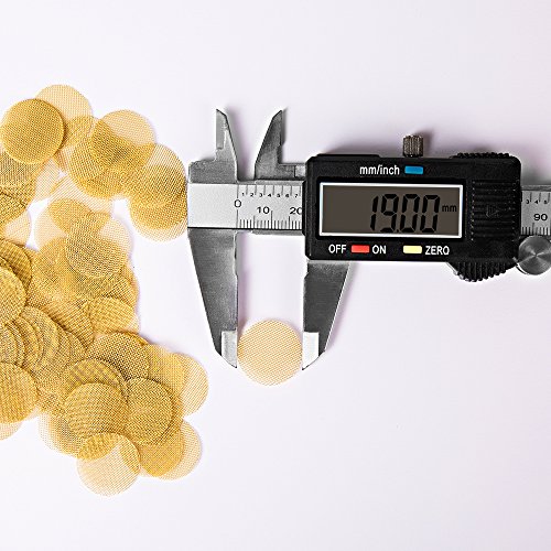 Hopttreely 220 Pieces Pipe Screen Filters, 3/4"(0.75") Premium Brass Pipe Bowl Screens - Image 3