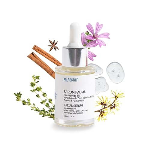 Mila B3 Niacinamide 5 Serum for Face Anti-Aging Blend with peptides of zinc thyme mauvecinnamon and hamamelis best for Hyperpigmentation Treatment