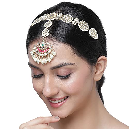 Gold-Plated Vilandi Borla Sheeshphool
