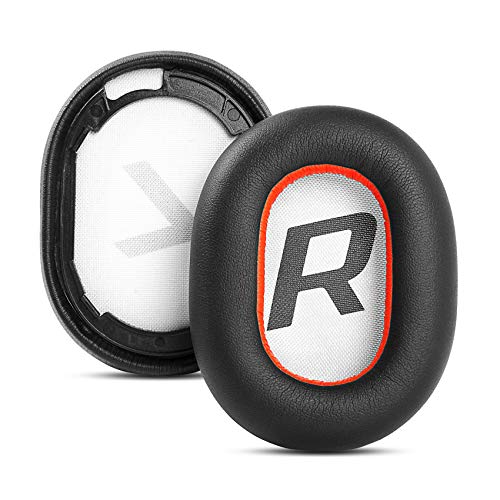 Almohadillas para Orejas para Plantronics Voyager 8200 UC/Backbeat Pro 2 Auriculares | Repuesto Cojín de Oreja con Cuero de Proteína, Accesorios de Espuma de Aislamiento de Ruido - Negro miniatura 4