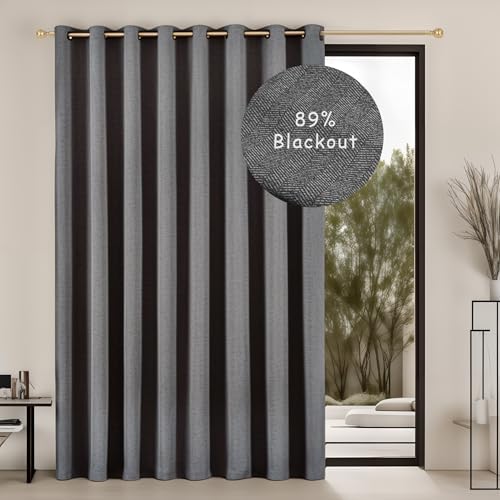 GRALI 89% Black out Cortina Grande, Cortinas Extra Largas para Ve...