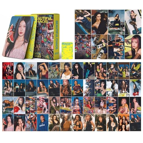 Image of squishy 55Pcs Photocards, KATS Collection Set, Creative DIY Projects for Fans and Collectors, Girl Group Merch, KATS Beautiful Lomo Cards for Eye Fans