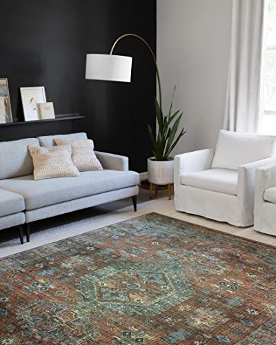 Loloi Skye Collection SKY-07 Terracotta/Sky 8'-0' x...