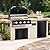 Hygrill 32-Inch Built In Grill for Natural Gas, Stainless Steel Outdoor Kitchen 4-Burner Grill Head, Black