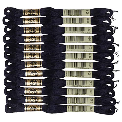 Image of DMC 6-Strand Embroidery Cotton Floss, Very Dark Navy Blue