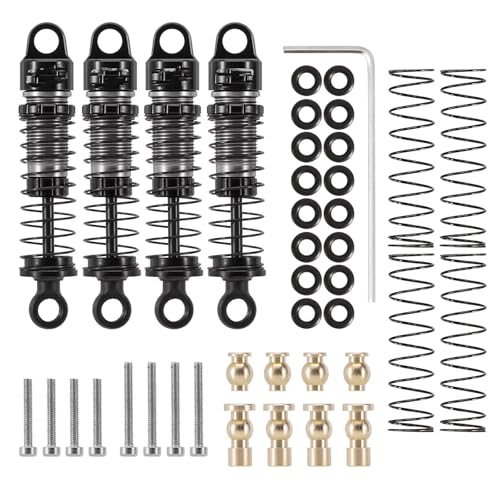 Amortisseurs RC contre les tonneaux pour Axial SCX24 suspension hydraulique 40mm