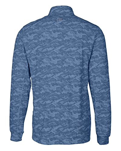 Cutter & Buck Traverse Camo Print Stretch Quarter Zip Mens Pullover2