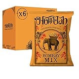 Howdah Bombay Mix, Indian Snacks - Crunchy Jumble of Nuts and Lentils with Dry Exotic Spices, Ideal Snack Share Bags or Party Food Snacks - In a blend of Authentic Aromatic Spices - 150g (Pack of 6)