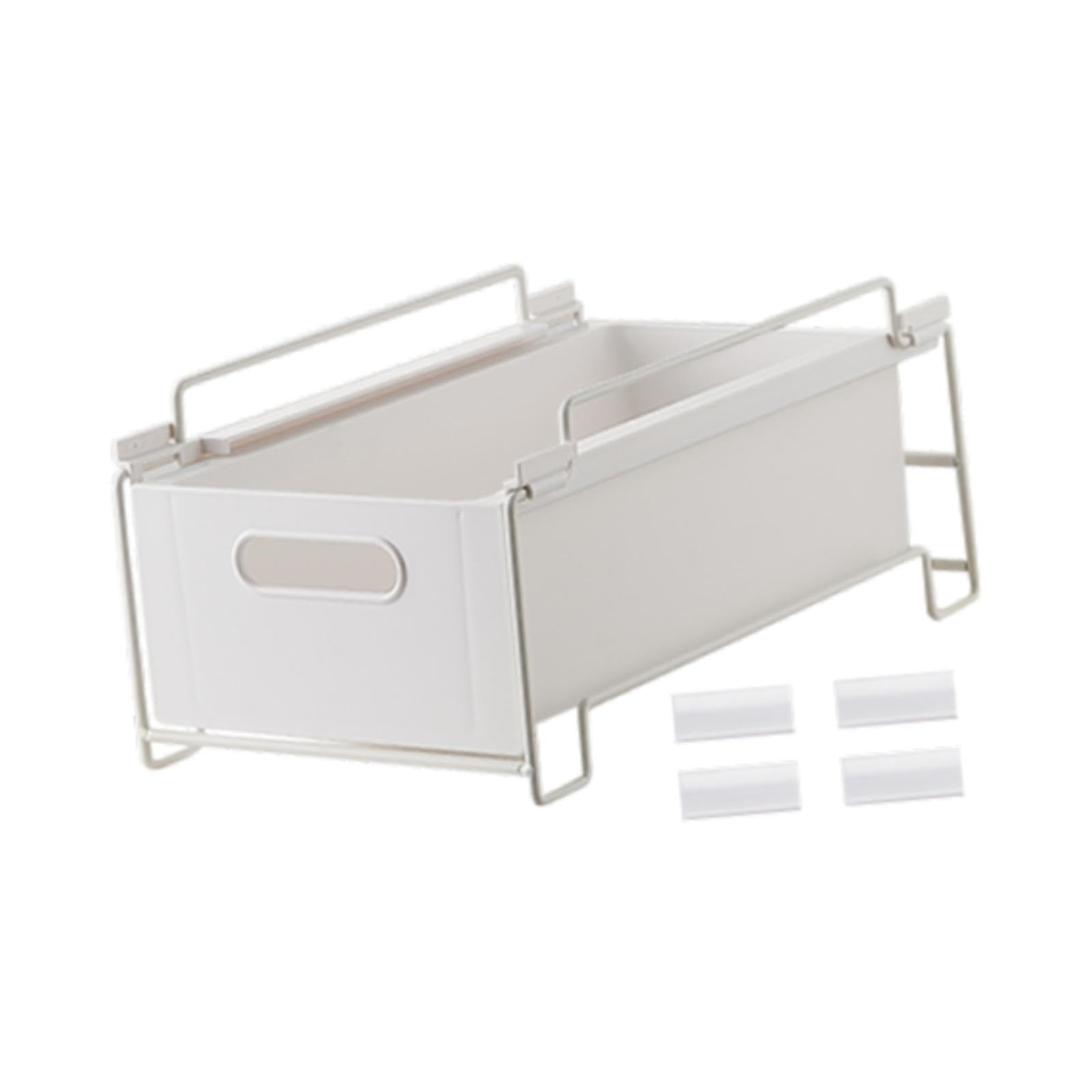 Organizador Extraíble para debajo Del Lavabo, Organizador de Armario Multiusos con Cajón Deslizante, Estante de Almacenamiento Apilable para El Baño, tal como se describe, 35cmx20cmx16cm