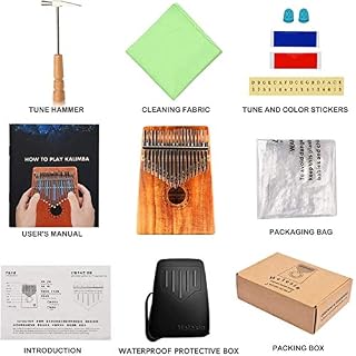 Kalimba 17 Clés, Kalimba Instrument avec Outils D’apprentissage Professionnels, Kalimba avec Boîte de Protection est un… - Les Beatles, Paul McCartney, John Lennon, RIngo Starr, George Harrison Kalimba 17 Clés, Kalimba Instrument avec Outils D'apprentissage Professionnels, Kalimba avec Boîte de Protection est un… – Image 6