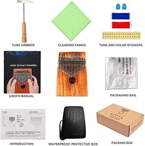 Kalimba 17 Clés, Kalimba Instrument avec Outils D’apprentissage Professionnels, Kalimba avec Boîte de Protection est un… - Les Beatles, Paul McCartney, John Lennon, RIngo Starr, George Harrison Kalimba 17 Clés, Kalimba Instrument avec Outils D'apprentissage Professionnels, Kalimba avec Boîte de Protection est un… – Image 7