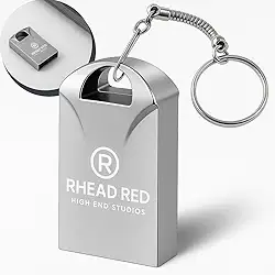 Mini Pen Drive Mini Chaveiro de Metal Rápido Ideal Para Armazenar Arquivos Fotos Musicas e Videos Metálico 64gb Resistente Ultra Rápido Cor Linha Premium (64, GB)