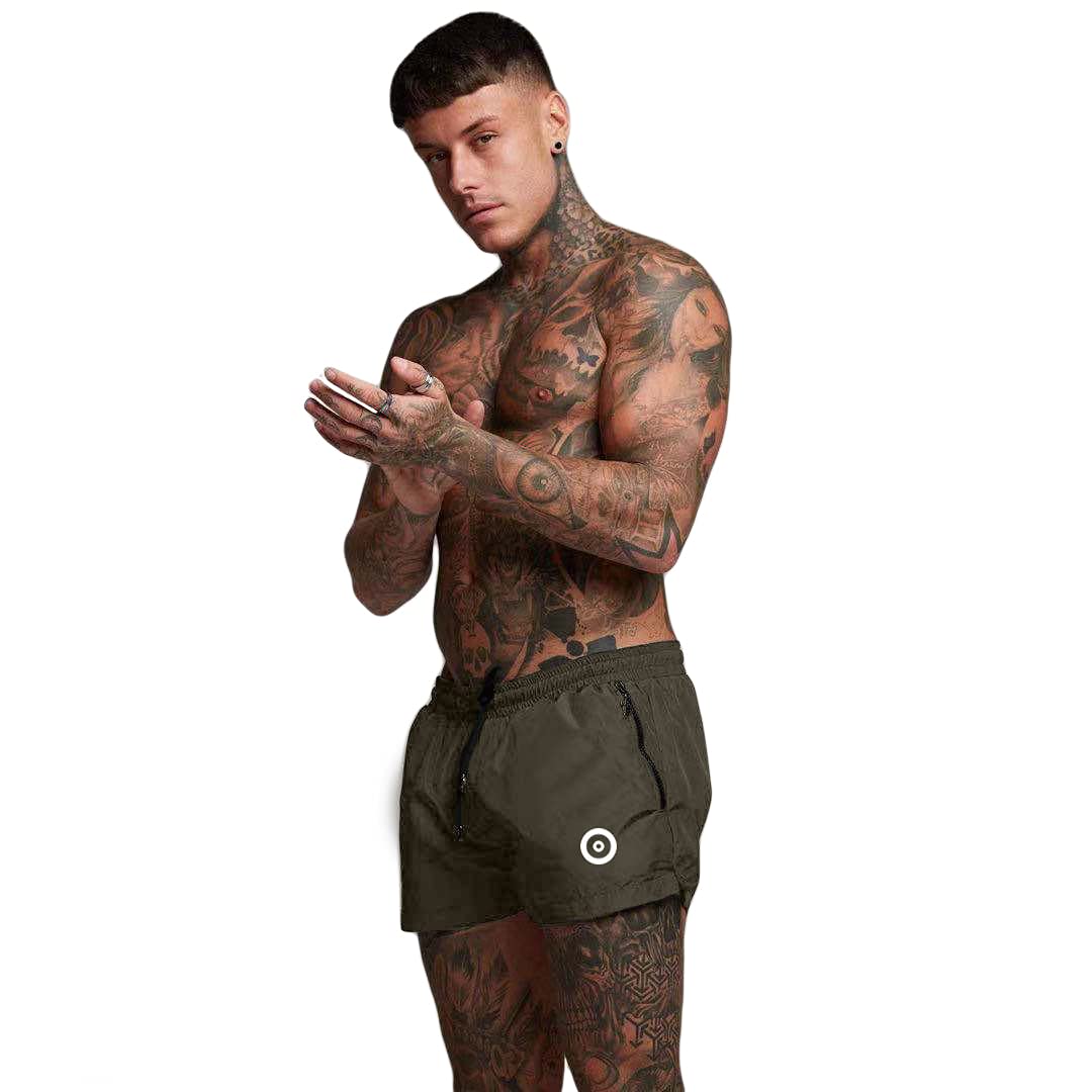 Ducomi Bob Costume Mare Uomo – Pantaloncini Boxer Corti ad Asciugatura Rapida con Doppia Tasca per Nuoto, Beach Volley, Surf