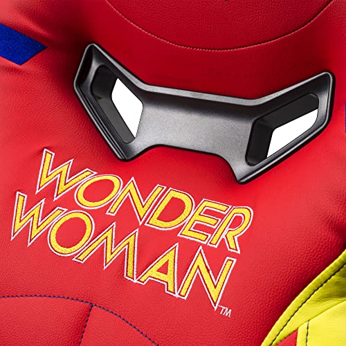 Subsonic - Chaise Gaming Wonder Woman pour Enfant et Ado - Fauteuil de Bureau Ergonomique avec Mousse Haute Densité, Mécanisme à Bascule et Accoudoirs Confortables - Hauteur Réglable - Rouge – Image 5