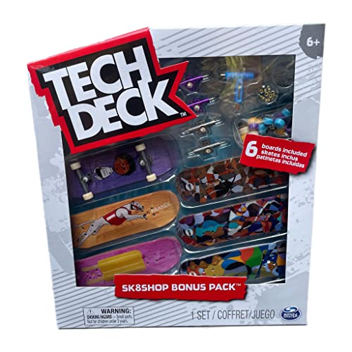 TECH DECK Sk8shop Bonus Pack Mini Finger Skateboard Multi Pack 2022 Series...