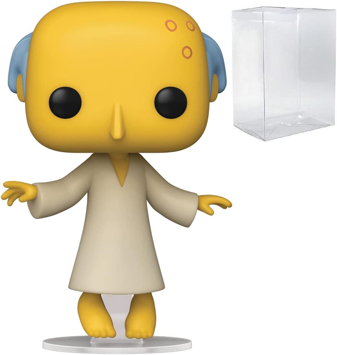 POP The Simpsons: Glowing Mr. Burns (PX Previews Exclusive) Funko Vinyl Figure (Bundled with Compatible Box Protector Case)
