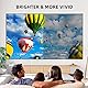 wepvo Mini Beamer, Tragbarer Projektor für Kinder Geschenk, Outdoor Filmprojektor, LED Pico Beamer für Heimkino Filmprojektor mit Typ-C HDMI USB und Fernbedienung