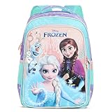 Xeryus - Mochila Escolar Xeryus 16 Disney Frozen Chaveiro 14762 Azul e Roxo - Infantil - Único - Azul