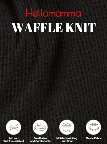 Hellomamma Womens Zipper Waffle Robes: Plus Size Long Sleeve Robe Lightweight Bath Loungewear for Maternity Postpartum4