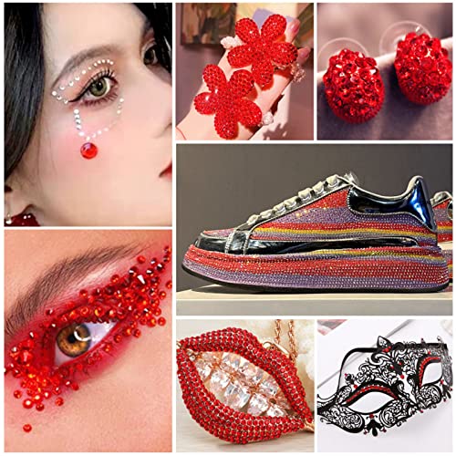 Image of Beadsland Flat Back Crystal Rhinestones Bulk, Light Siam, SS12, 14400pcs