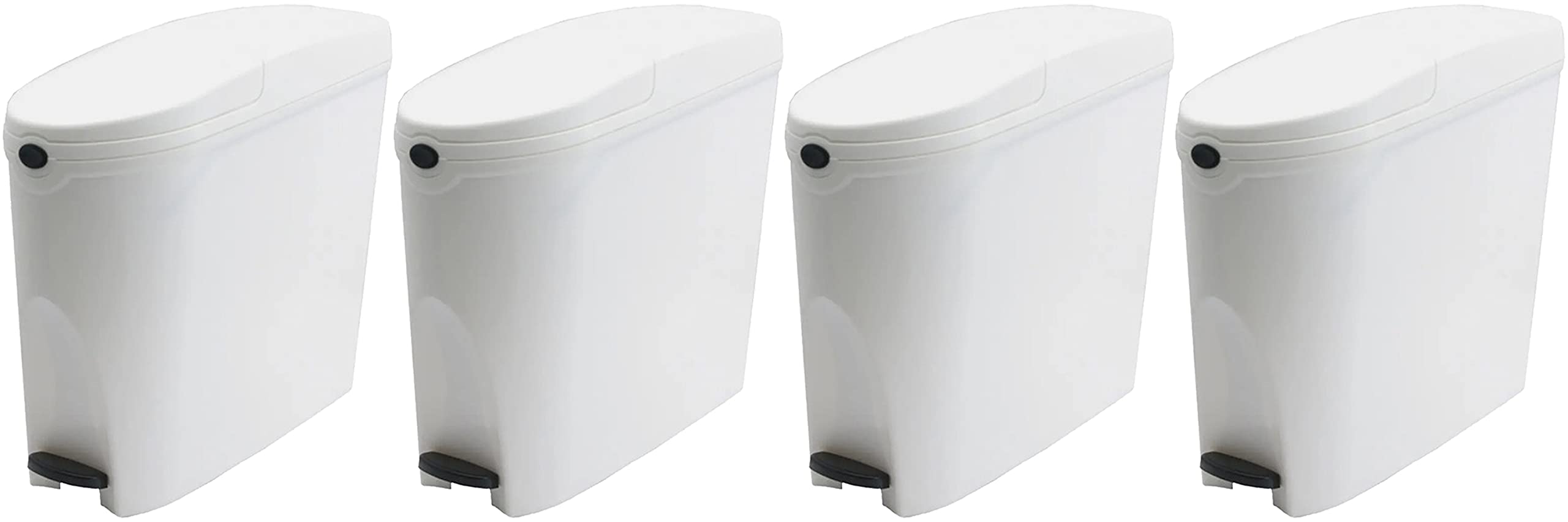 Buy SUPAWASHPRO Sanitary Bin 20L x 4 Slimline Washrooms Toilets