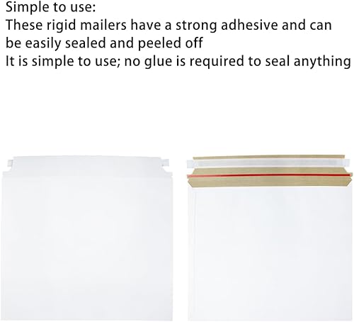 Miniatura 3 de 100 sobres rígidos de cartón de 11 x 14 pulgadas, sobres planos para fotos, impresiones, documentos, CD