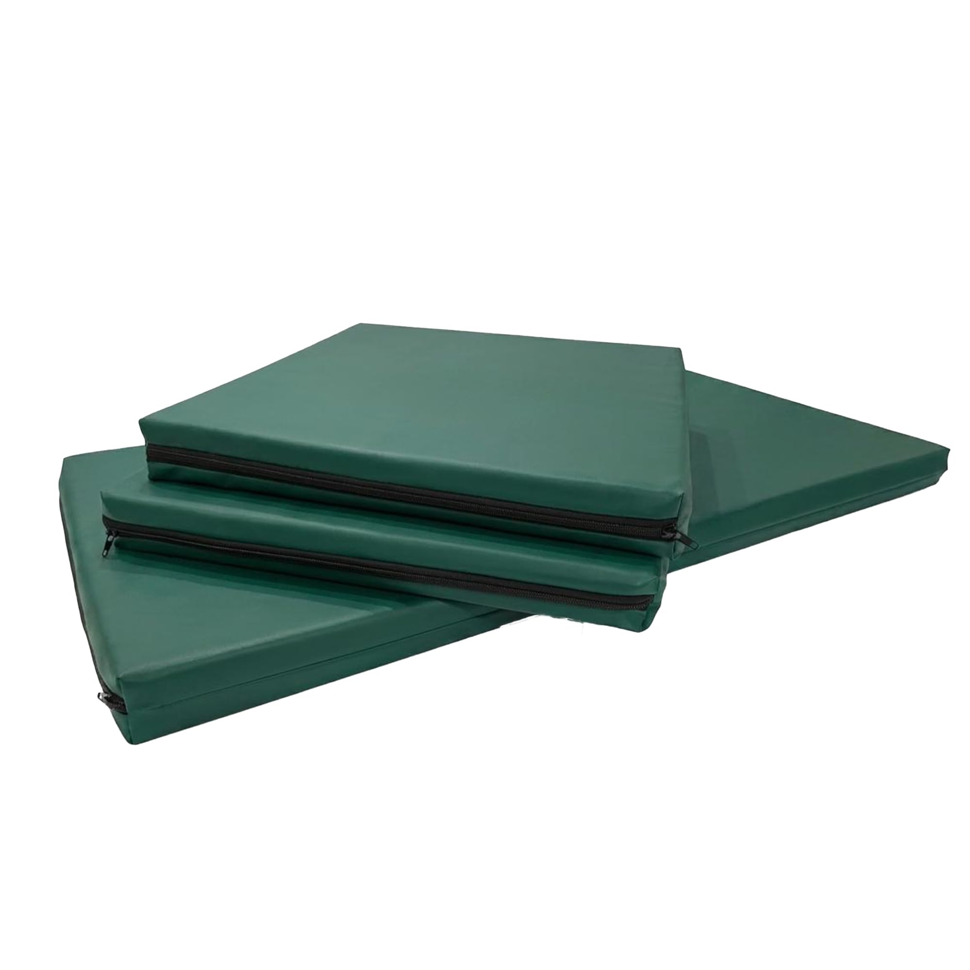 Luxe & Komfort 3 piece Garden Rattan Replacement Cushion Set 94 x 43 x 5 CM & 47 x 43 x 5 CM | Polyester PU Waterproof Out-door Garden Cushion Set (Bottle Green)