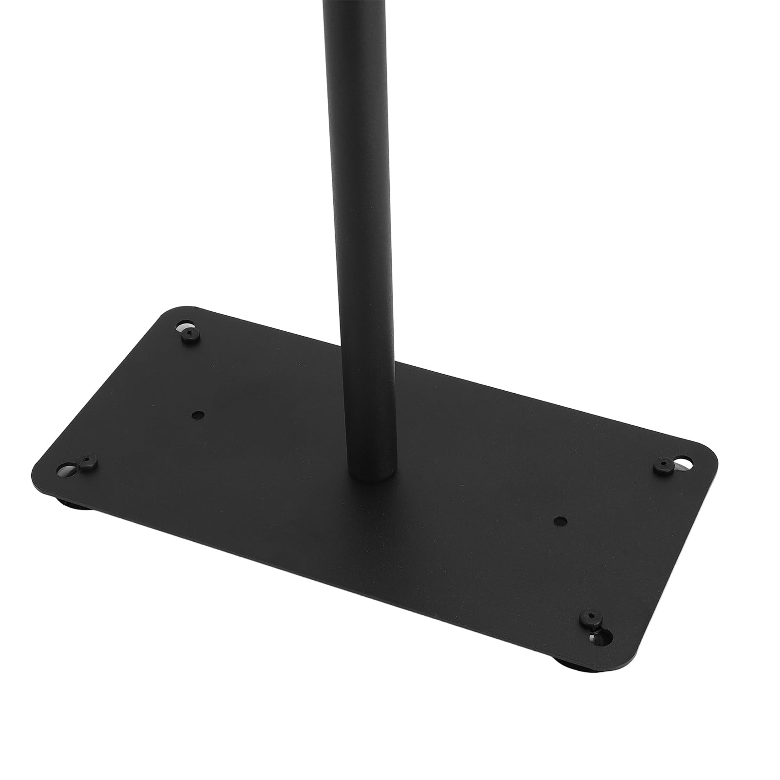 Supporto Porta Carta Igienica, Porta Carta Igienica Nero in Acciaio Inossidabile con Piedini in Silicone, Compatibile con Rotoli di Tutte Le Dimensioni