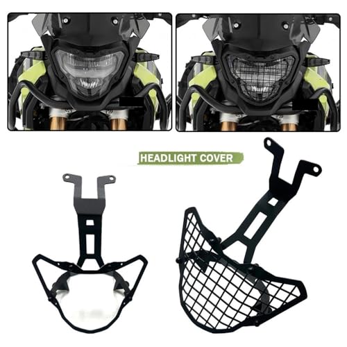 Cache calandre phare F900GS protection premium en acier découpé