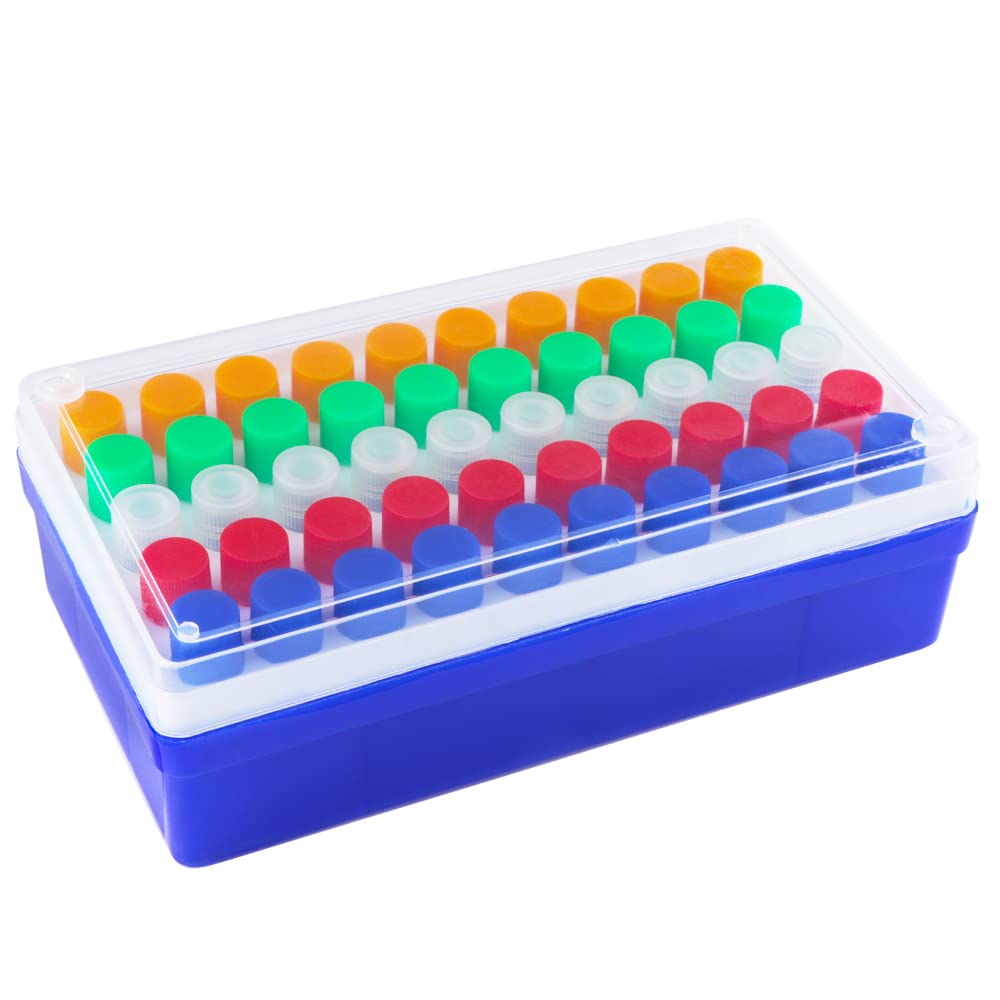 DQITJ1 Pack Aquarium Baby Brine Shrimp Dispense Storage Container for Brine Shrimp Hatchery with 50 Pcs Collection Tubes Kit (1.8 ml)