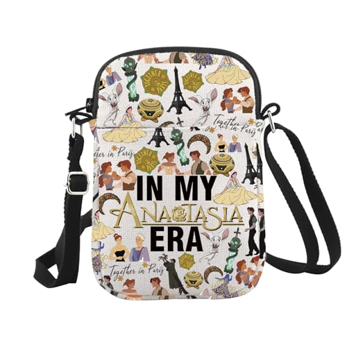 WCGXKO Princess Movie Gift Musical Lover Gift In My AnastaEra Crossbody Bag Princess Fans Gift