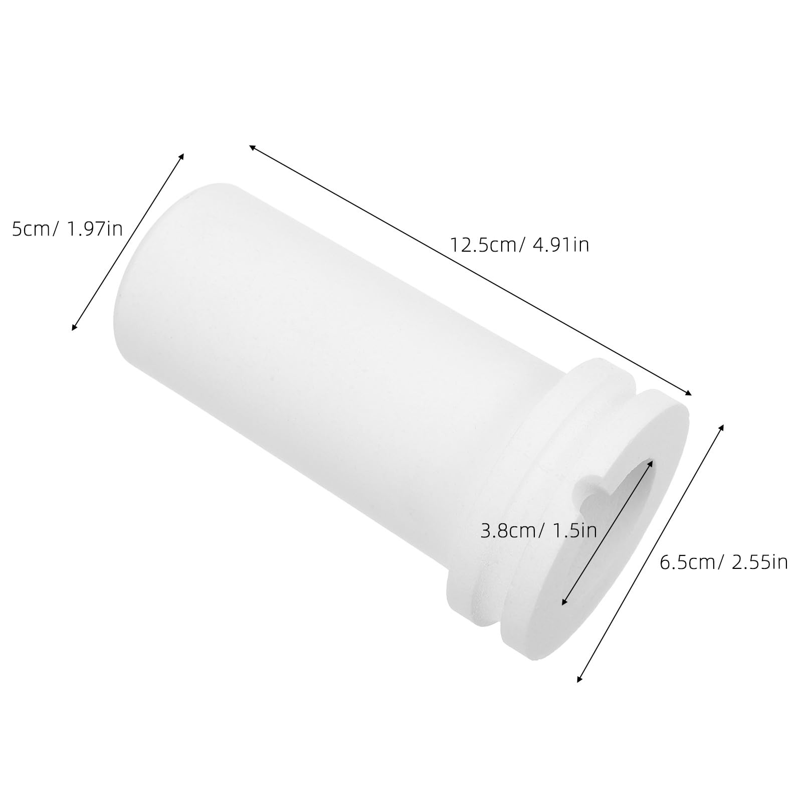 Crisol de cuarzo: Crisol de cuarzo de alta pureza de 1 kg, molde para lingotes de metal para fundición de oro, plata, latón y aluminio, herramientas para joyería.