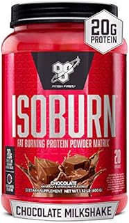 BSN ISOBURN, Lean Whey Protein Powder, Fat Burner for Weight Loss with L-carnitine - Chocolate Milkshake, (20 Servings), 1.32 Pound (Pack of 1)