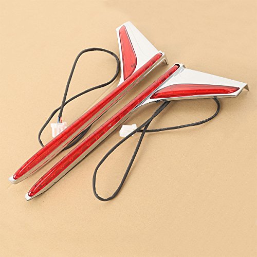 SLMOTO Rear LED Lights Vertical Strip Fit for Honda GL1800 GL 1800 2012-2017 F6B 13-16 (Rear Light Strips)