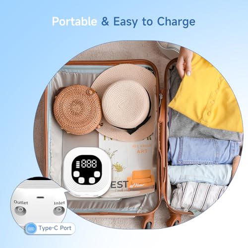 HOMEHELP Electric Enema Kit for Women, Digital Display Adjustable Pressure Colon Cleansing Kit with 1.5L Bucket & Multiple Reusable Nozzles, Home Coffee Enema Detox System for Men & Women