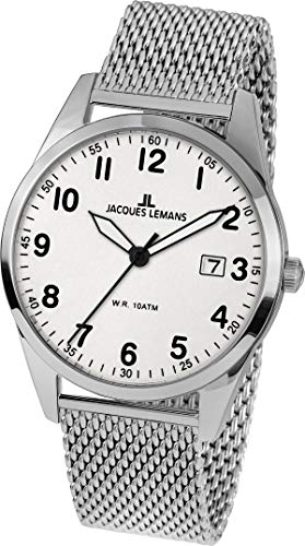 Jacques Lemans Sport 200 1-2002 montre de qualité en acier inoxydable