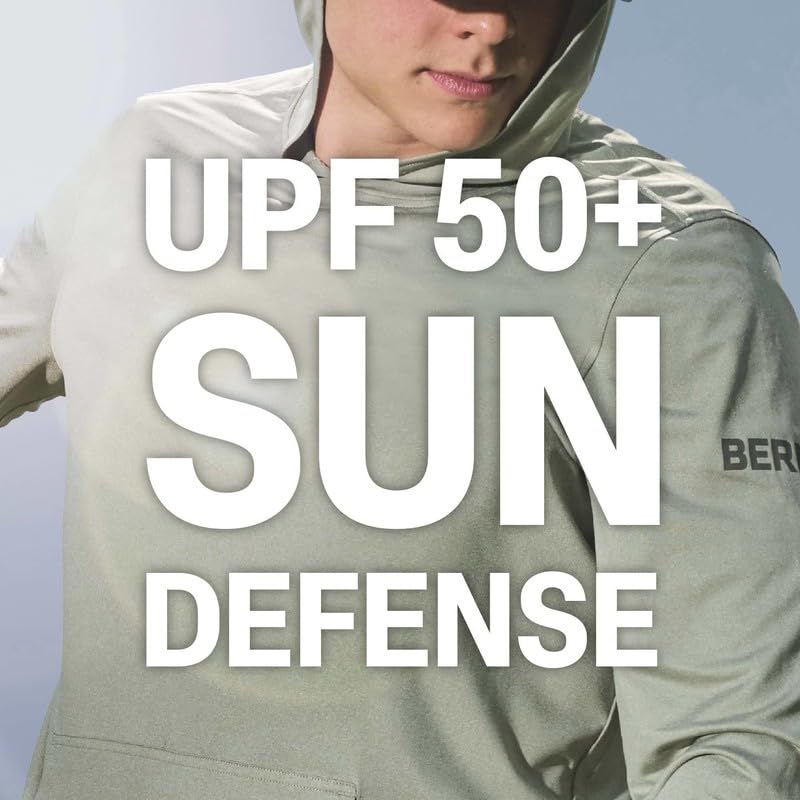 Berne Men's Long Sleeve UPF Sun Protection 50 Hoodie Shirt3