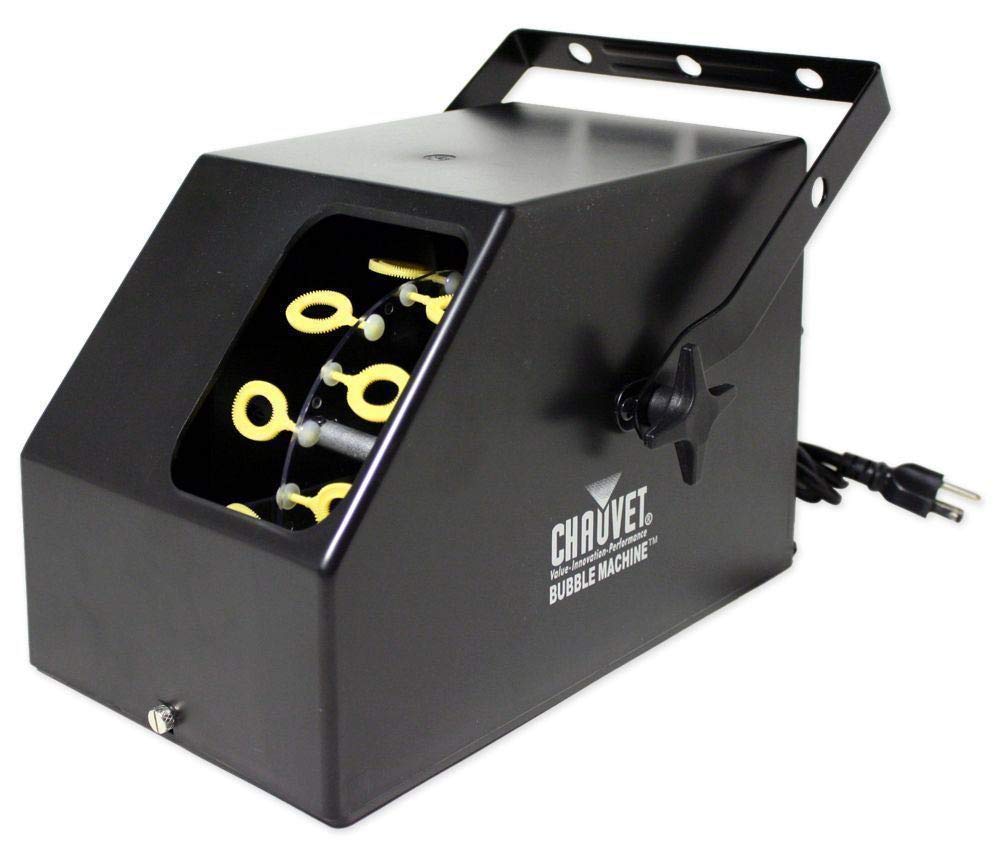 Audiosavings Bundle: Chauvet DJ B-250 Portable Professional Bubble Machine Bundle with Rockville BAG1200 Waterproof Travel Bag with Fluid Compartment and Empty Fluid Container (2 Items)