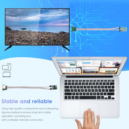 Carte Réseau Gigabit RJ45 M.2 A+E 5Gbps avec puce RTL8126 haute performance