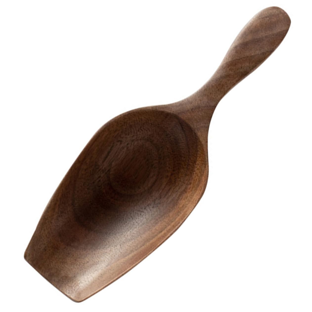 PHENOFICE Natural Wood Coffee Bean Shovel Leaf Scooper Kitchen Tea Spoon Bean Scoop